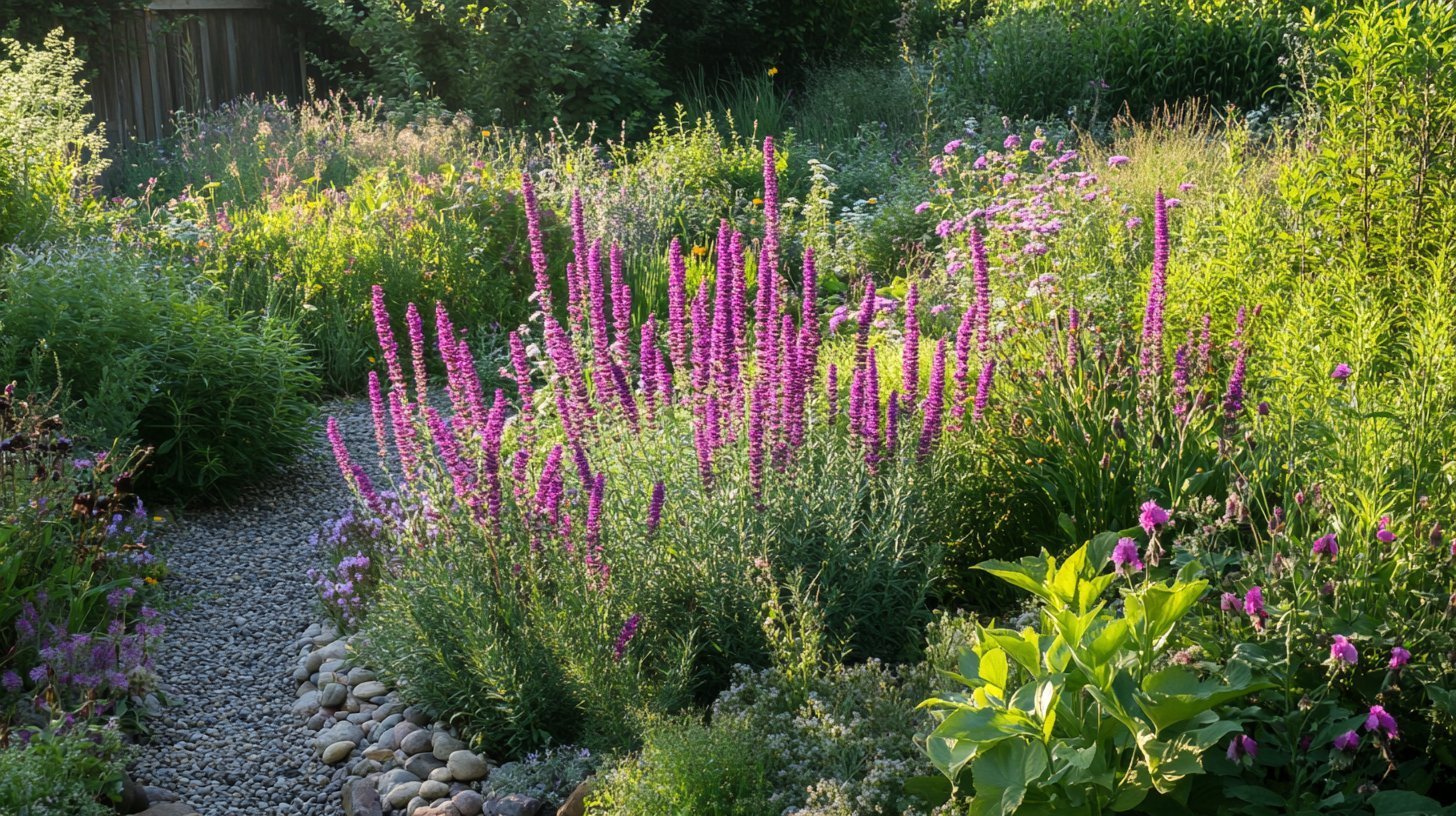 Auenlehmgarten mit Blutweiderich