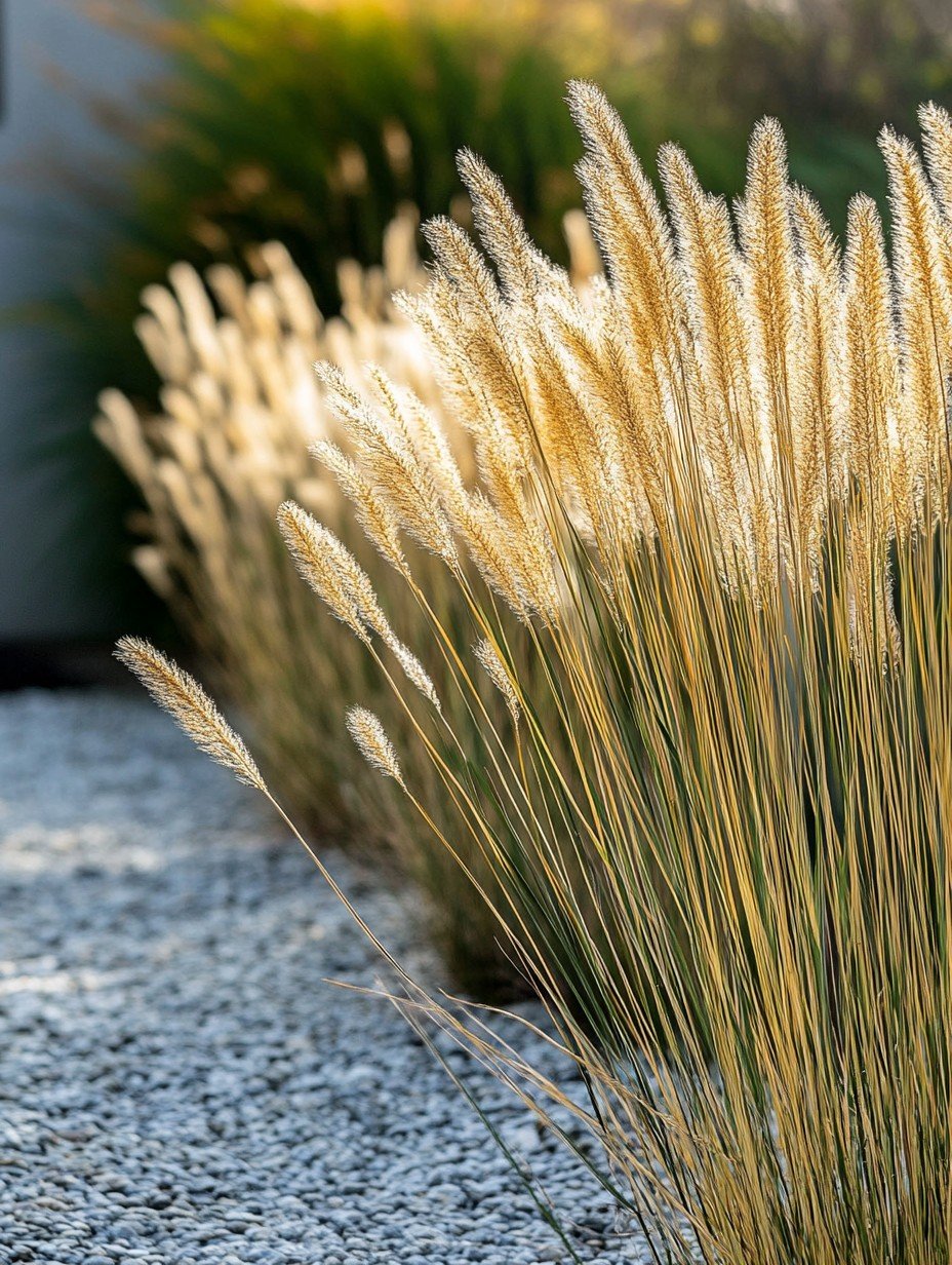 Calamagrostis Karl Foerster — straff aufrechtes Ziergras mit schmalen Rispen